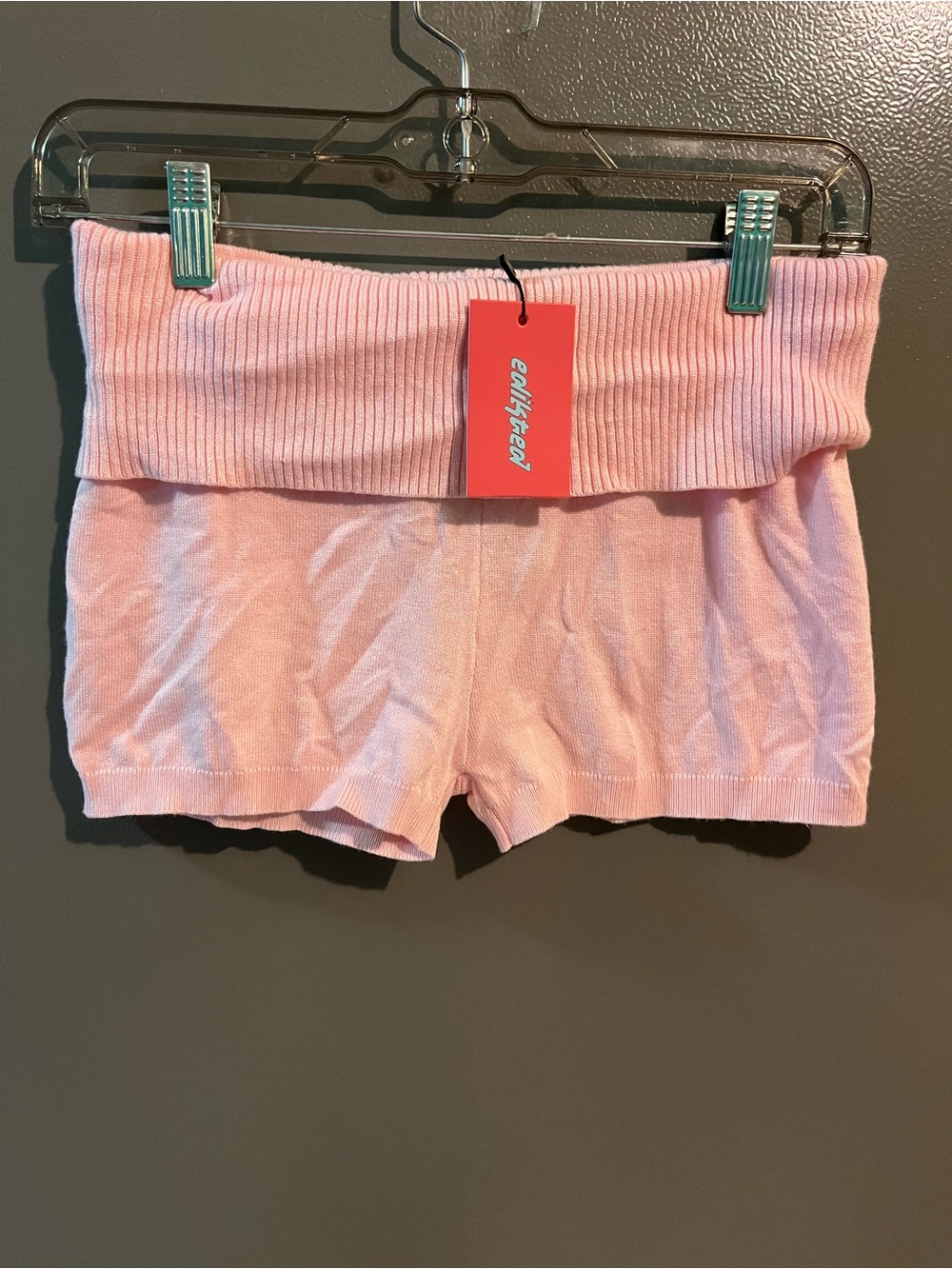 New edikted pink shorts size s